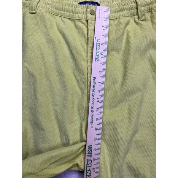 Urban Outfitters Corduroy Pants Women XL Yellow High Rise‎ Devil Skate - Image 7
