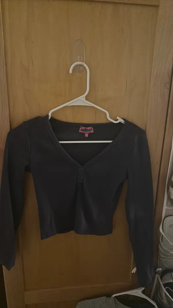 Dark blue Edikted long sleeve  - Image 2