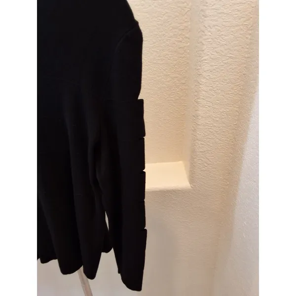 Jennifer Lopez Size XXL Womens Slash-Sleeve Mockneck Black Sweater NWOT - Image 9