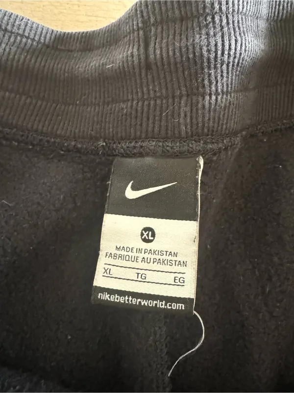 Nike women’s wide leg black sweatpants SIZE XL - Image 2