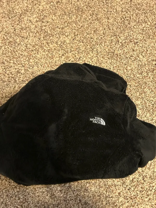 Black Fuzzy The North Face Jacket Zip-Up - Image 6
