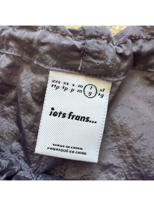 Urban Outfitters Iets Frans Shiny Baggy Parachute Pants Balloon Trousers Large - Image 4