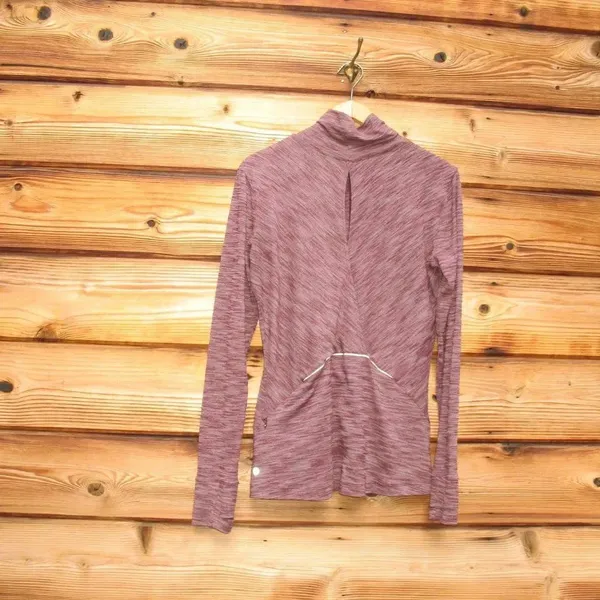 Lululemon &go Take-Off Long Sleeve Top Heathered Bordeaux Drama - Image 7