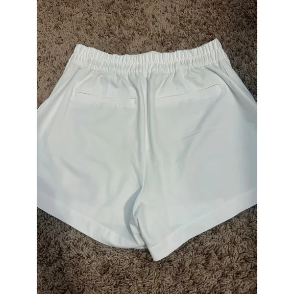 All in Motion Women's White High-Rise Pleated Golf Shorts Size‎ XS - Image 5