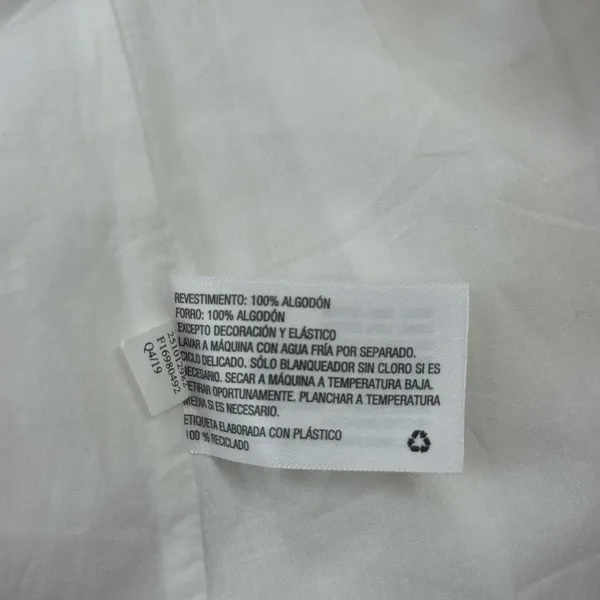 LoveShackFancy x Target Penelope White Ruffled Tiered Smocked Dress XS Cotton - Image 9