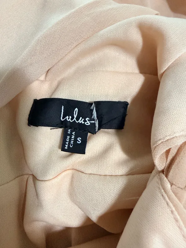 Lulus Heavenly Hues Champaign Maxi Dress - Image 3
