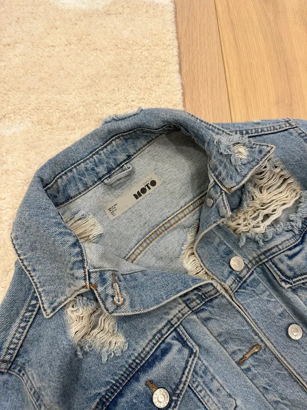 Topshop Moto Jean Jacket - Image 3