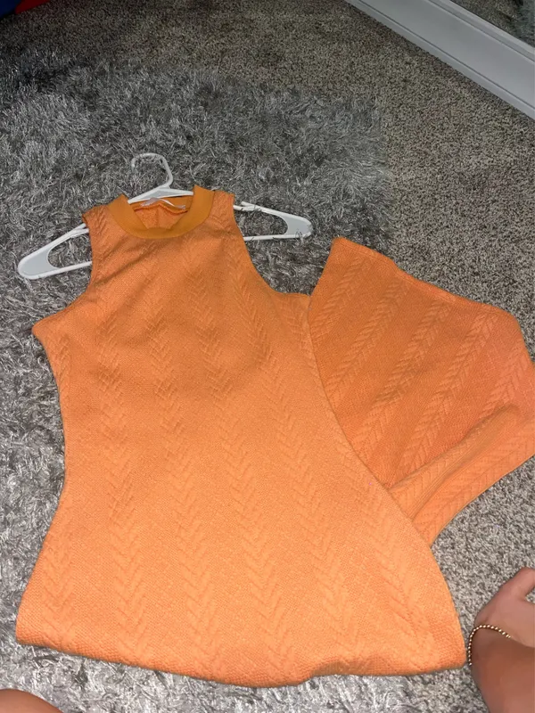 VICI Orange maxi dress - Image 4