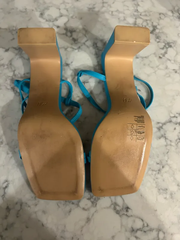 H&M Blue Heels - Image 5