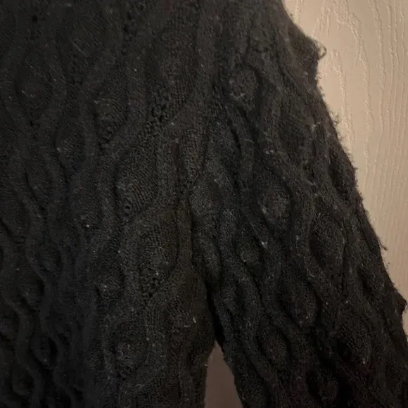 Sweet Romeo Bubble Knit Textured Sweater L - Image 5