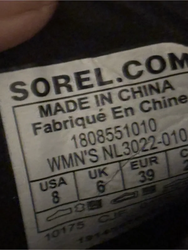Sorel black wedge Chelsea ankle boots in very good preowned condition. - Image 7