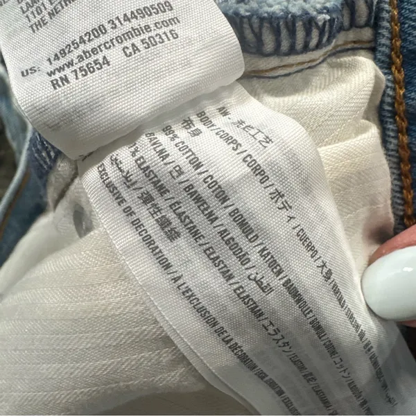 Abercrombie & Fitch The Mom Short Mid‎ Rise 4 27 - Image 7