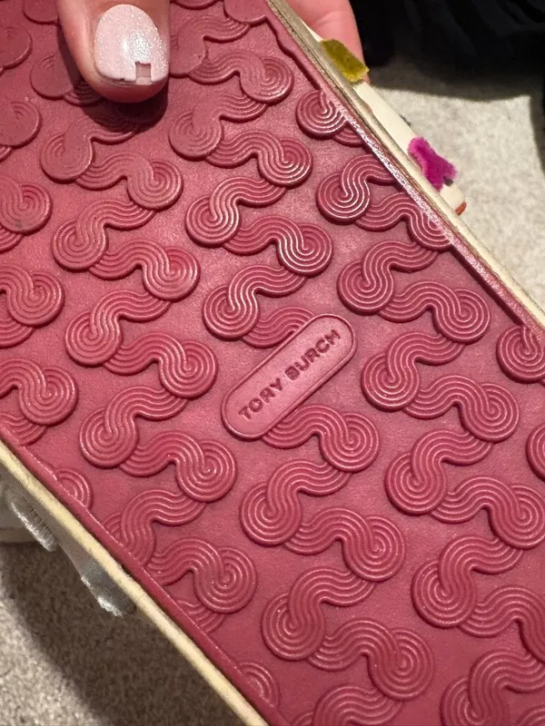 Tory Burch Embroidered Slide Sandals size 9 - Image 6