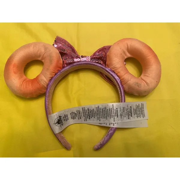 Disney Parks Frosted Donut Eats Collection Minnie Mouse Ears Headband - Image 2