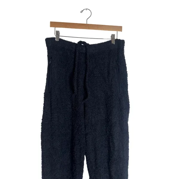 SKIMS Cozy knit jogger Women's Boucle Knit Pants Onyx Black S/M - Image 2