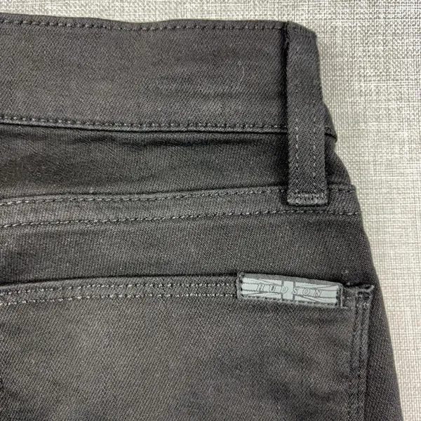 Hudson Jeans Womens 23 Black Low Rise Skinny Stretch Denim 5-Pocket Made USA - Image 9