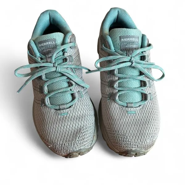 Merrell Fly Strike Trail Runners Gray/Teal Women’s 7 Hiking Shoes - Image 4