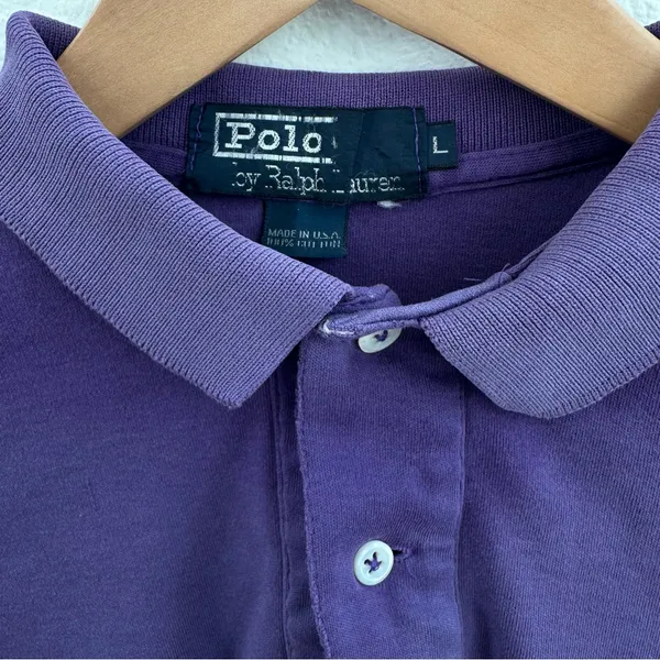 Polo Ralph Lauren purple polo shirt - Image 3