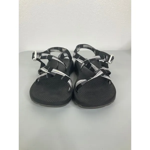 Chacos Z1 Classic Sandals Womens 10 Black White Geometric Straps JCH108012 - Image 2