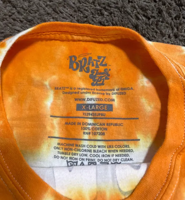 Bratz Jimmy Paul Tie Dye Tee Size XL - Image 3