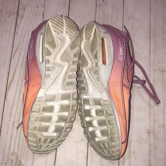 Nike air Max orange and purple ombré sneakers - Image 5