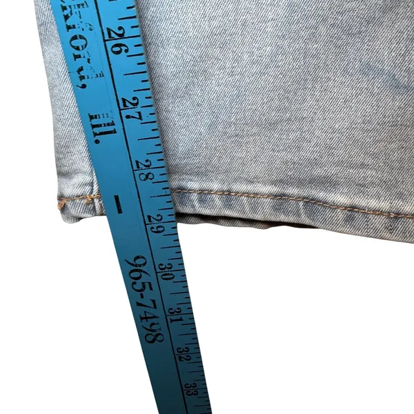 Frye Womens High Rise Straight Leg‎ Jeans Light Wash Blue Size 10/30 Stretch - Image 6
