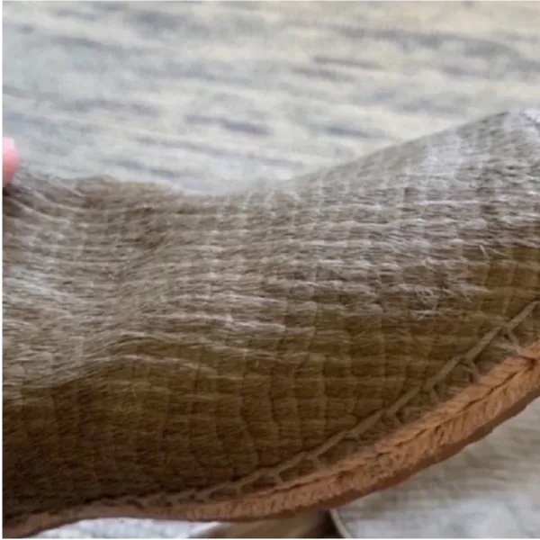 UGG Tan Slip-On Loafers with Suede Texture - Image 7