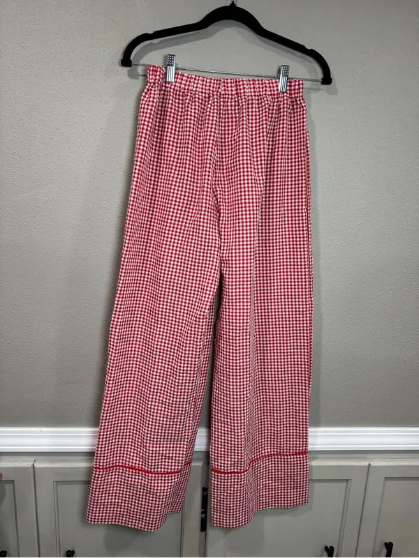 Red Gingham Tie - Image 6