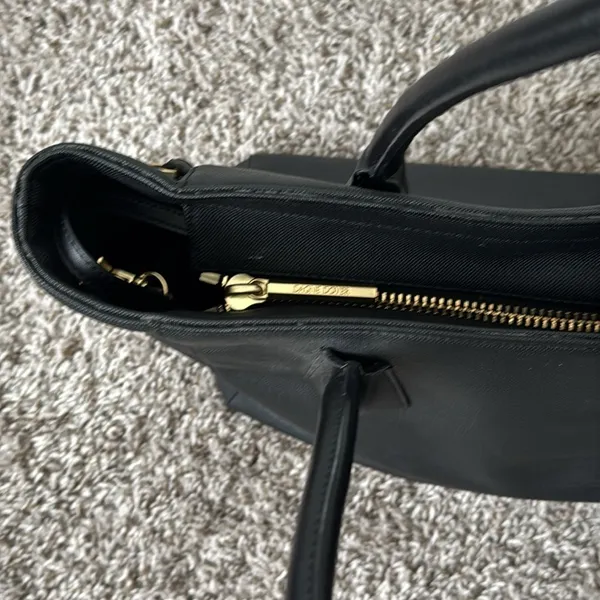 Dagne Dover Signature Tote in Onyx Black - Image 7