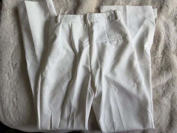 Zara White Dress Pants - Image 2