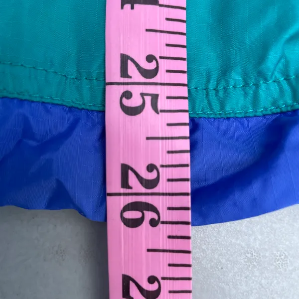 Vintage 90s L.L. Bean Green Teal Windbreaker Jacket - Image 8