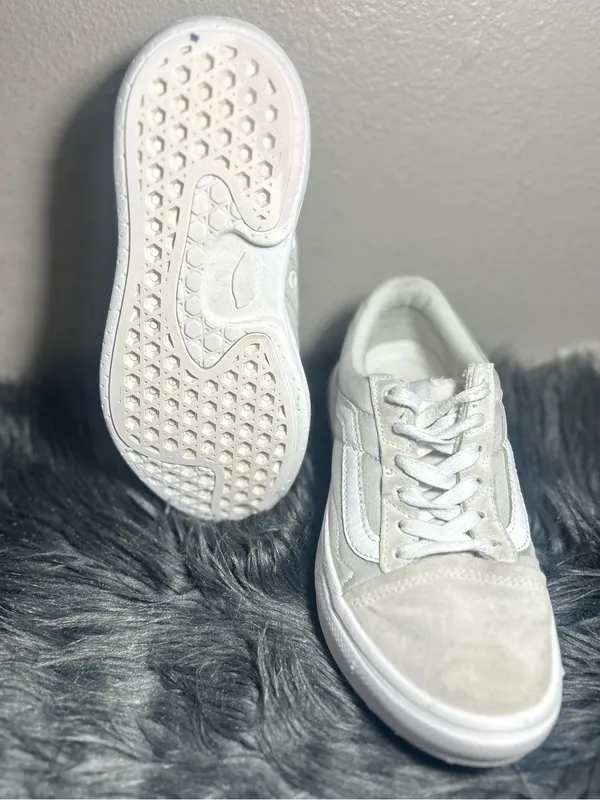 Vans Old Skool Overt CC 'Light Grey White' Women’s White Platform Old Skool Sz6 - Image 9