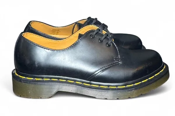 Dr. Martens 1461 Black Smooth Leather Oxford Shoes Women’s Size 7 US - Image 3
