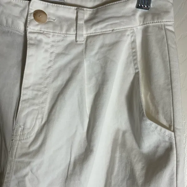 Zara High-Waisted Balloon Fit Pants - Off-White Size 4 - Image 5