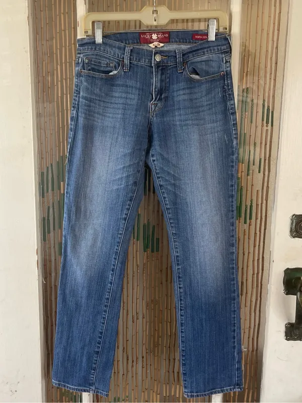 Lucky Brand Women's Medium Blue Sofía straight Leg Jeans - Image 2