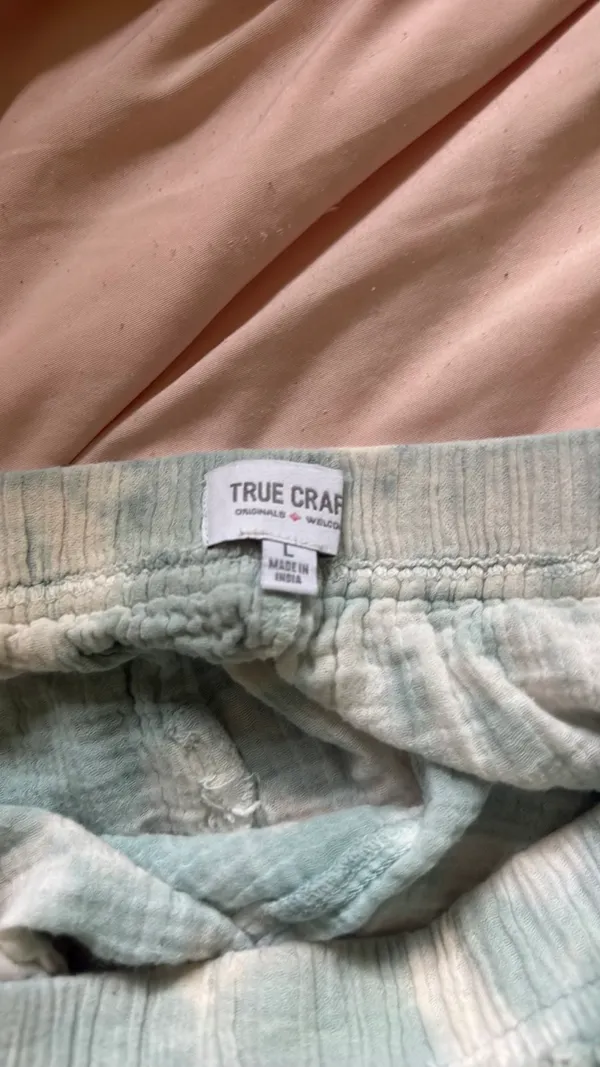 True Craft blue and white lounge shorts - Image 2