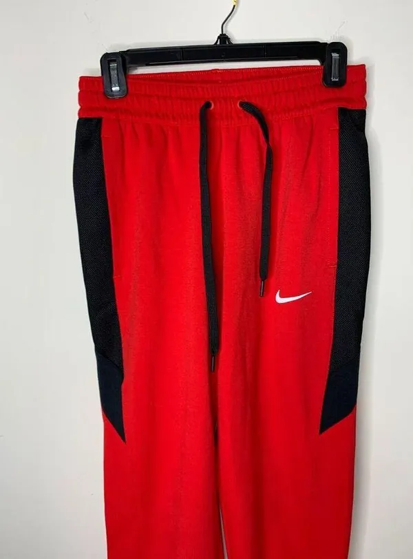 Nike Dri-FIT Element Running Pant Womens Small Red Black CQ0307-657 Sweatpants - Image 3