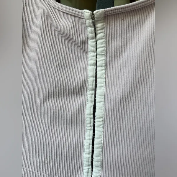 Abercrombie Tank ribbed seamless hook-and-eye corset scuba pastel - Image 4