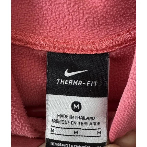 Y2K‎ Nike Therma-Fit Women's M Livestrong Hoodie Center Swoosh Kangaroo Pocket - Image 4