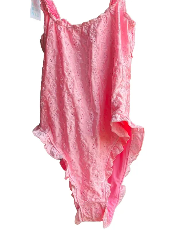 Frankie's Lucia Eyelet NWT Size Medium Pink Swim Swimwear - Image 3