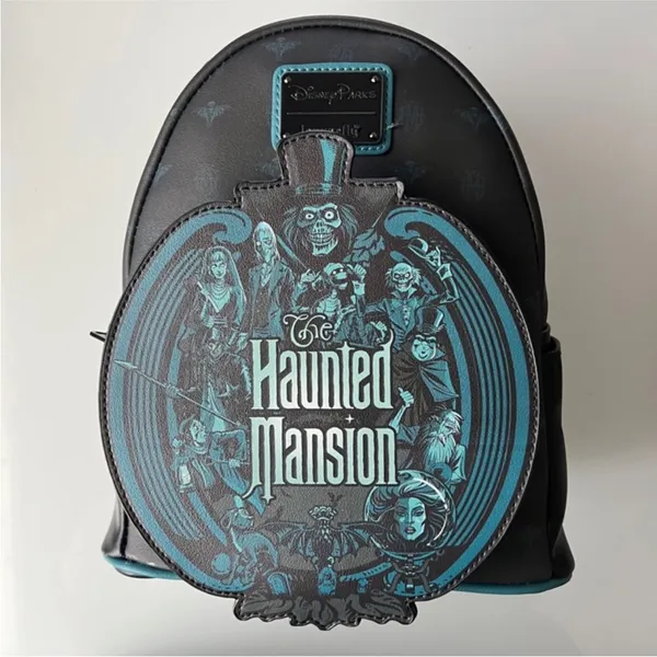 Disney Loungefly Haunted Mansion Glow-in-the-Dark‎ Mini Backpack - Image 4