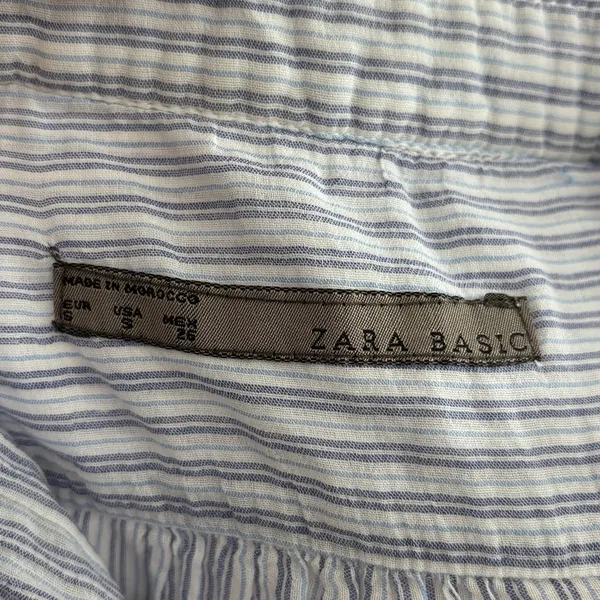 Zara Basic Popover Cotton Blouse - Image 6