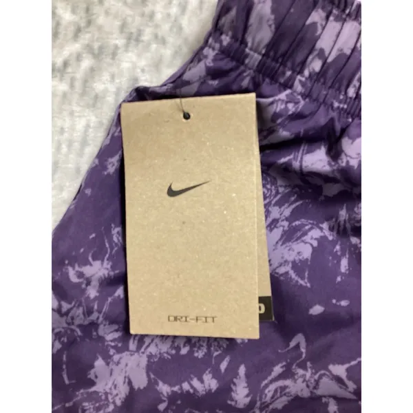 Nike Womens‎ Dri-FIT Running Shorts Purple Abstract Print FZ3482-509 XS NEW - Image 5