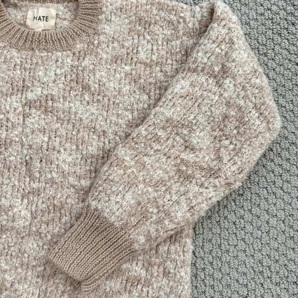 MATE the Label Alpaca Teddy Crew Neck Sweater Womens - Image 10