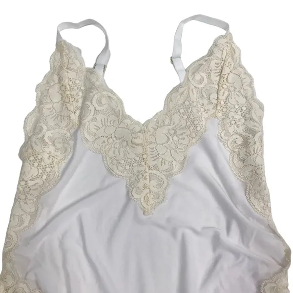 FREE PEOPLE x HAH Bodysuit S Backless Lace Formfiting Retro Feminine Cottage NWT - Image 9