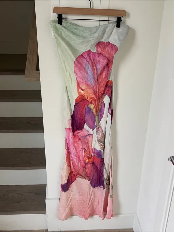 Anthropologie Conditions Apply Chloe Strapless Maxi Dress in Floral Print - Image 2