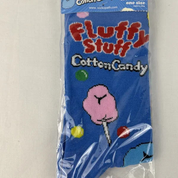 Retro Candy Novelty Crew Socks Women's Size 6-12 & 9-13 Fun l Lot of 4 New - Image 4