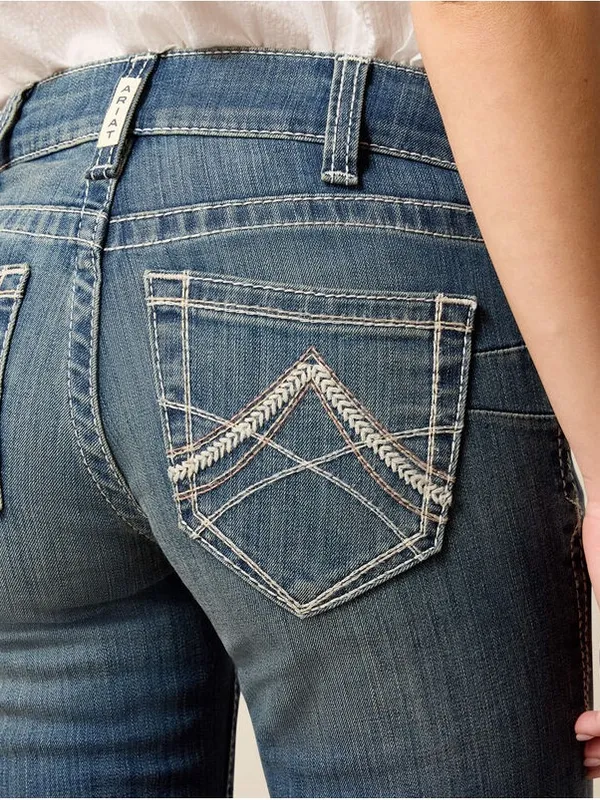 Ariat R.E.A.L. Straight Leg Jean size 29R western rodeo - Image 5
