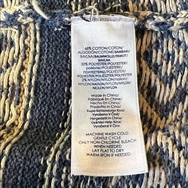 Chaps Women’s Multicolor Open Cardigan Size L 072726 - Image 4