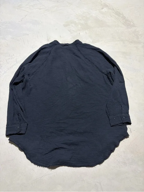 Aerie black button gauzy coverup shirt medium - Image 8